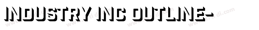 Industry Inc Outline字体转换